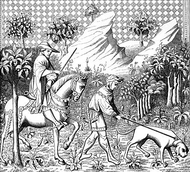 杜鹿,猎捕,14世纪