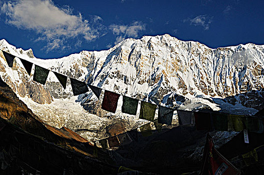 安娜普纳,露营,保护区,尼泊尔