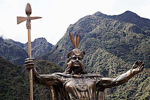 雕塑,乌鲁班巴,省,库斯科地区,秘鲁