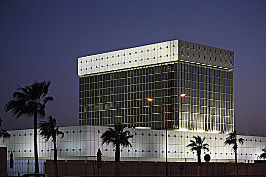 卡塔爾,多哈,中央銀行,建筑