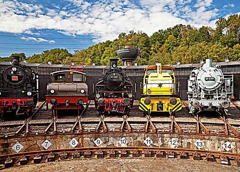多样,历史,列车,铁路,博物馆,波鸿,鲁尔区,北莱茵威斯特伐利亚,德国,欧洲