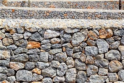 砖石建筑,墙壁,远景,灰色,石灰石,马略卡岛