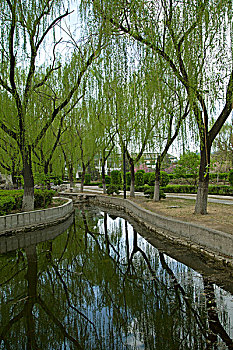 中國古典園林中的河流