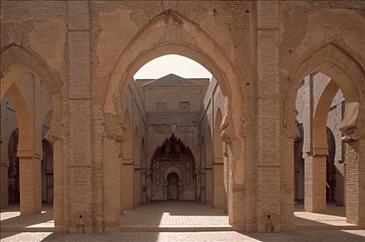 摩洛哥,大阿特拉斯山,清真寺,拱道