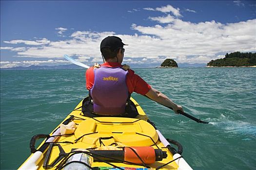 皮划艇手,国家公园,南岛,新西兰,大洋洲