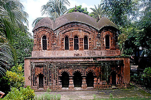 庙宇,达卡,孟加拉,七月,2007年