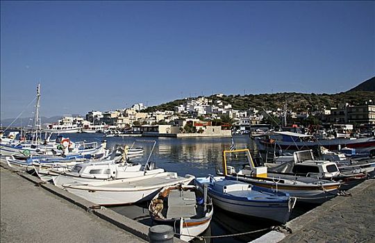 港口,克里特岛,希腊