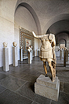 图案,罗马,头像,古代雕塑展览馆,博物馆,慕尼黑,巴伐利亚,德国,欧洲
