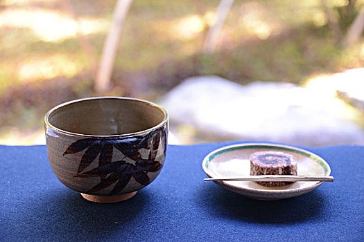 斑点,后院,国宝,茶馆,日本
