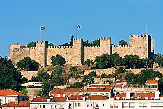 城堡,里斯本,葡萄牙