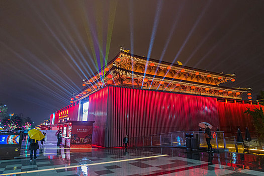 雨夜大唐不夜城