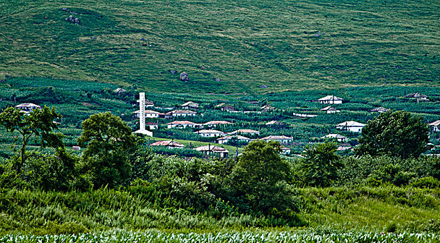 朝鲜村庄景观