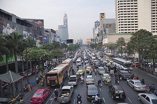 街景,曼谷,泰国