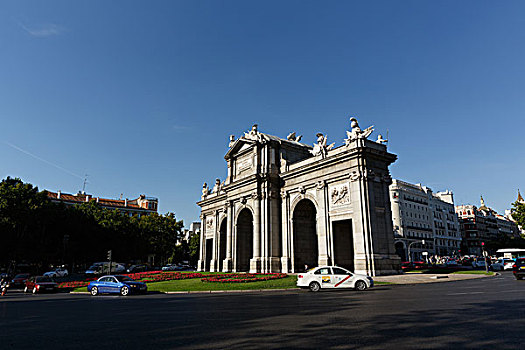 西班牙马德里凯旋门广场