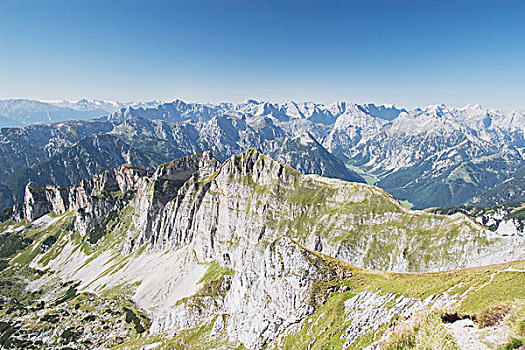 奥地利,山峰,阿尔卑斯山