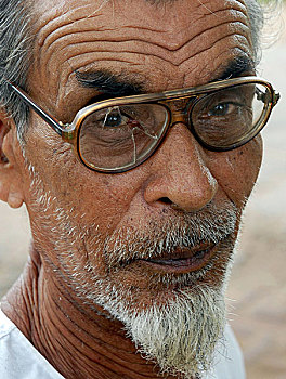 头像,老人,孟加拉,2006年