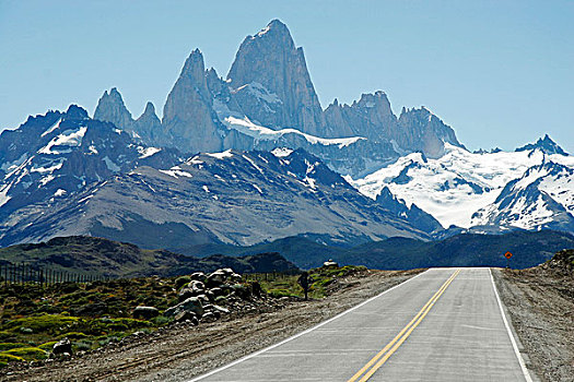 菲茨罗伊山,山,洛斯格拉希亚雷斯国家公园,巴塔哥尼亚,阿根廷,南美
