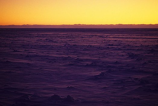 南极,威德尔海,浮冰,午夜