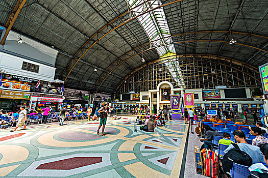 火车站,室内,曼谷,泰国,亚洲