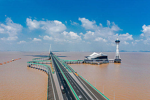 杭州湾跨海大桥,跨海大桥,桥梁,桥,跨海,城市,建筑