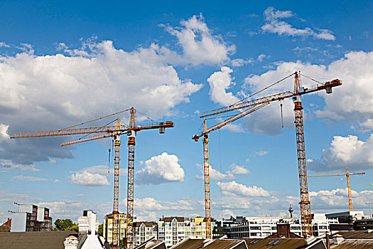 建筑起重机,杜塞尔多夫,德国