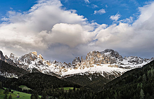 山脉,白云岩,南蒂罗尔,暴风雪,局部,自然公园,世界遗产,意大利