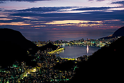 湖,里约热内卢,巴西