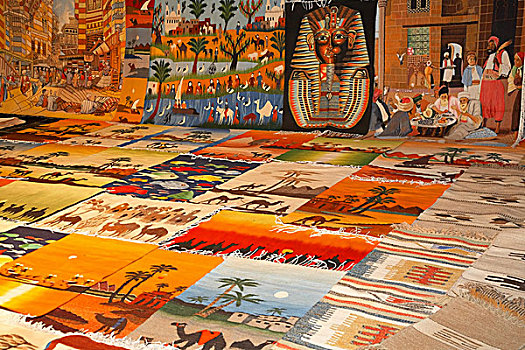 阿拉伯,地毯,市场