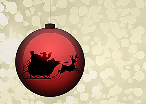 圣诞饰品,装饰,圣诞老人,驯鹿