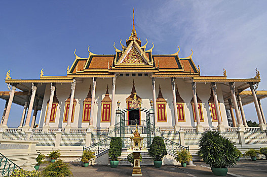 柬埔寨,金边,皇宫