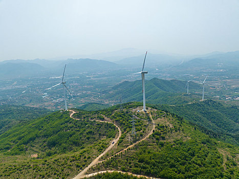 济南长清西山寨风车