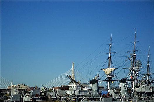 帆船,港口,波士顿港,波士顿,马萨诸塞,美国