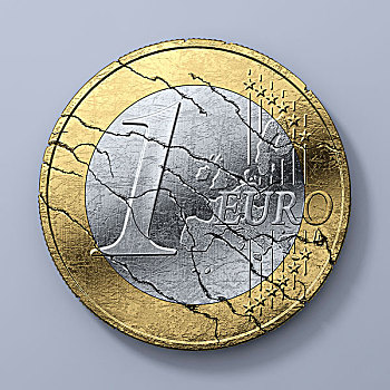缝隙,欧元硬币