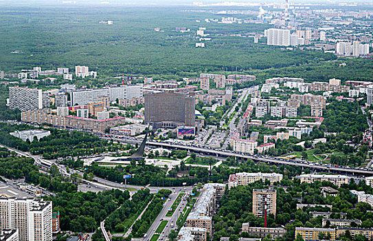 风景,莫斯科,空气