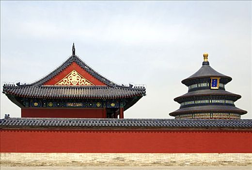 西部,祈年殿,丰收,天坛,北京,中国