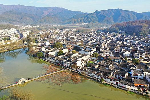 宏村,黄山