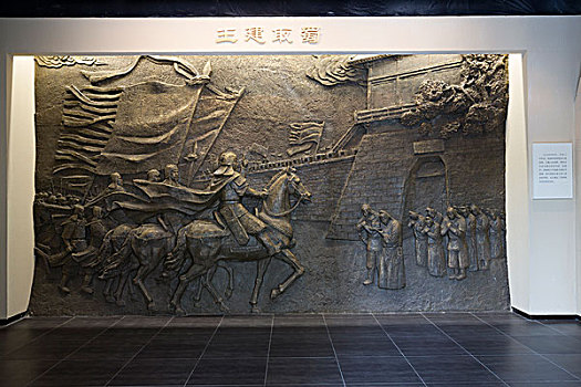 成都永陵博物馆,历史浮雕,王建墓