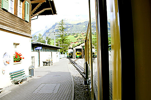 瑞士乡村火车站