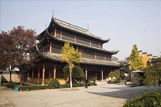 庙宇,苏州,中国,亚洲