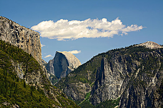 半圆顶,内华达山脉,灵感,优胜美地国家公园,加利福尼亚