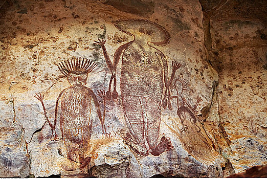 土著,岩石艺术,金伯利,西澳大利亚