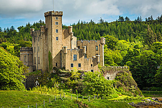 城堡,斯凱島,蘇格蘭,英國