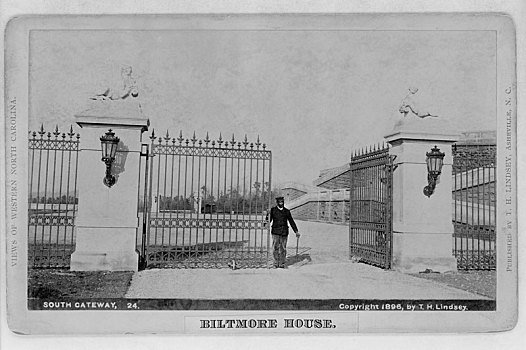 南,入口,房子,北卡罗来纳,美国,1896年