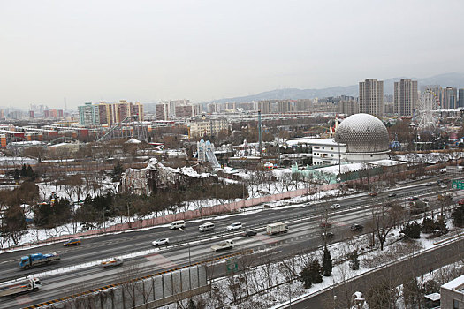 北京市石景山区城市风景