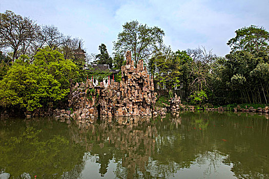 扬州大明寺园林水榭