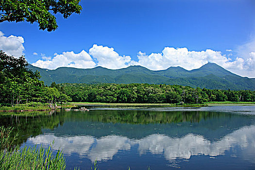 湖,知床五湖,知床山脉