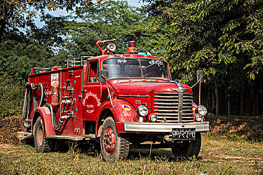 消防车,传说,区域,缅甸,亚洲
