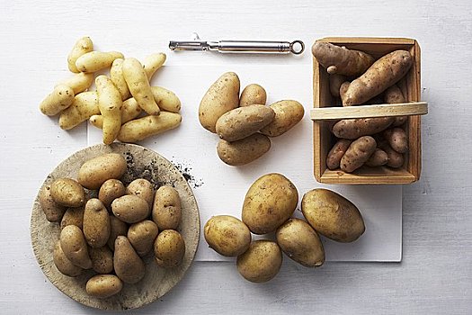 静物,多样,品种,土豆