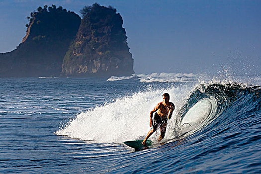 冲浪,胜地,印度尼西亚