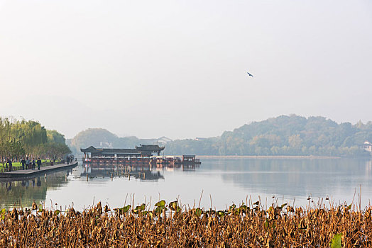 杭州西湖秋景